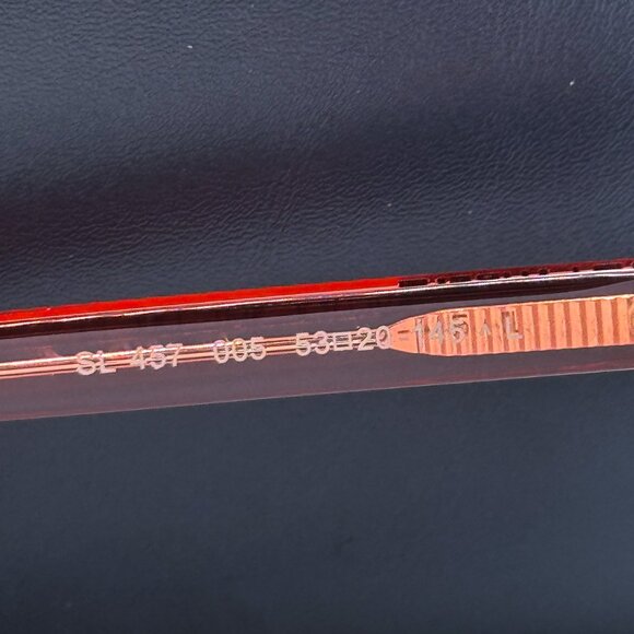 NEW SAINT LAURENT SL 457 005 WOMEN PINK BROWN SUNGLASSES SAINT LAURENT SL457 005 - Picture 7 of 9